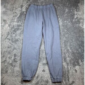 Brandy Melville Rosa Sweatpants Slate Blue Gray Elastic Waist Joggers One Size